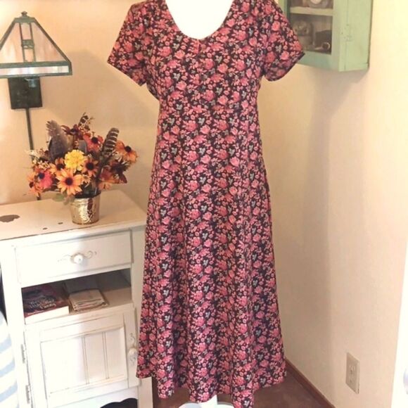 Croft and Barrow Floral Midi Dress - Picture 1 of 12